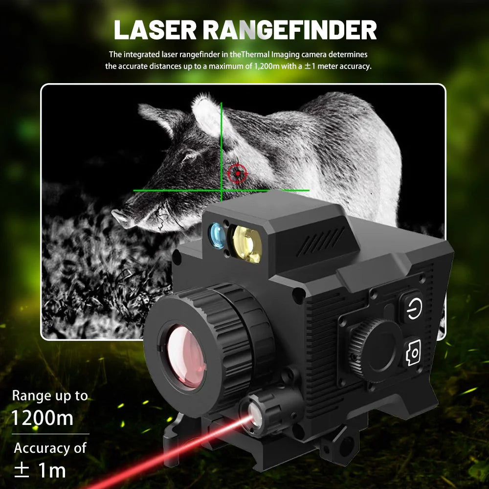🌙➡️☀️ Turn Night into Day — Thermal Monocular. 🔍 640×512 HD Detection | 🎨 4 Color Palettes | 📡 WiFi-Ready | 🛡️ Shockproof Clip-On | 🏹 Endless Hunting.