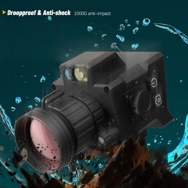 🌙➡️☀️ Turn Night into Day — Thermal Monocular. 🔍 640×512 HD Detection | 🎨 4 Color Palettes | 📡 WiFi-Ready | 🛡️ Shockproof Clip-On | 🏹 Endless Hunting.