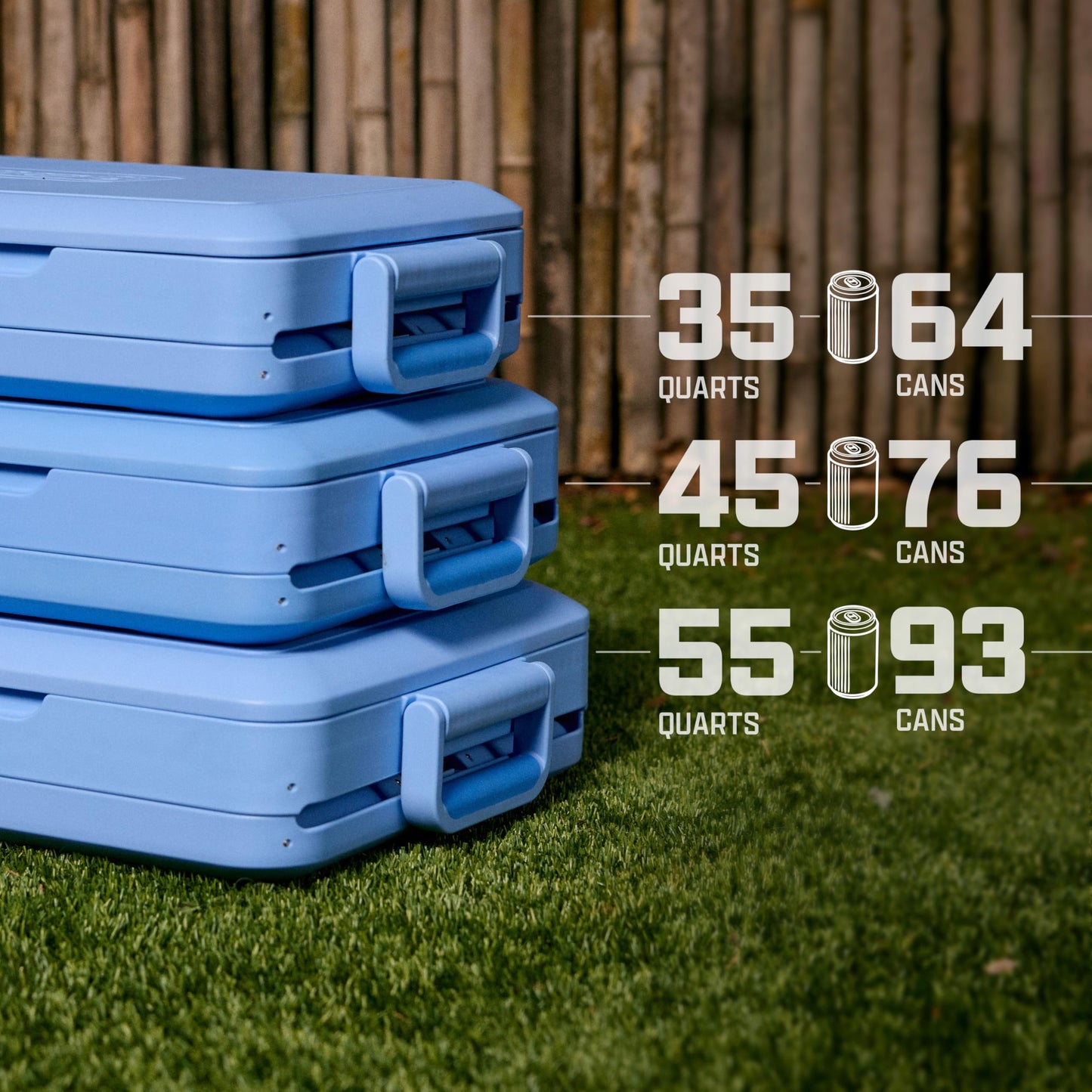 ⚡ Sets Up in 10 Seconds | 🧊 64 Hours Cold | 💧 Waterproof Removable Liner – Collapsible Hard Cooler, Portable Hard-Sided & Space-Saving