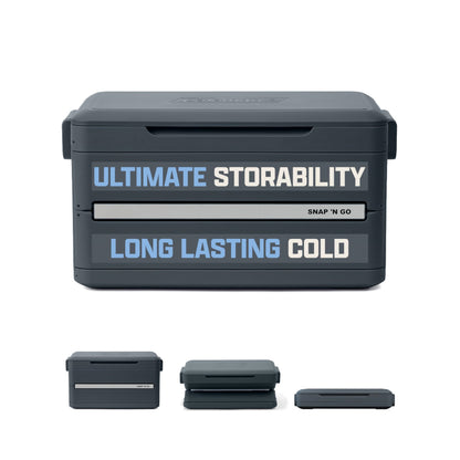 ⚡ Sets Up in 10 Seconds | 🧊 64 Hours Cold | 💧 Waterproof Removable Liner – Collapsible Hard Cooler, Portable Hard-Sided & Space-Saving
