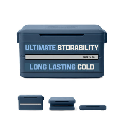 ⚡ Sets Up in 10 Seconds | 🧊 64 Hours Cold | 💧 Waterproof Removable Liner – Collapsible Hard Cooler, Portable Hard-Sided & Space-Saving