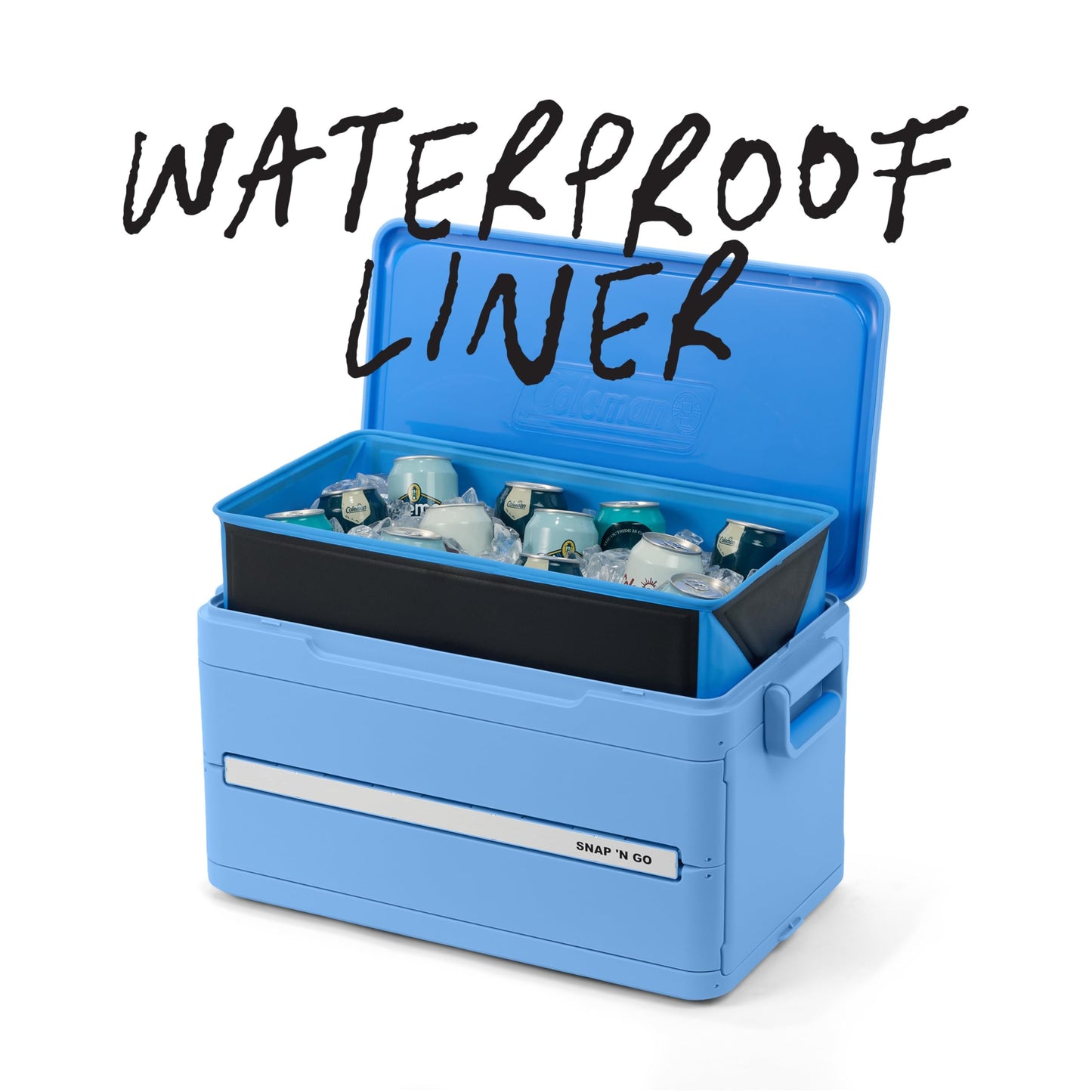 ⚡ Sets Up in 10 Seconds | 🧊 64 Hours Cold | 💧 Waterproof Removable Liner – Collapsible Hard Cooler, Portable Hard-Sided & Space-Saving