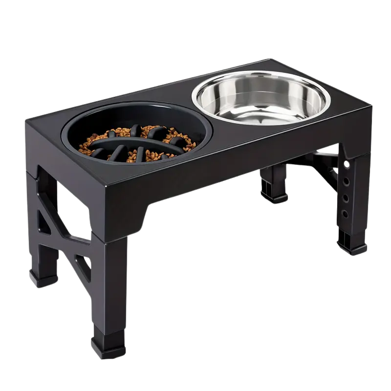 Dog Bowl Stand with 3 Bowls