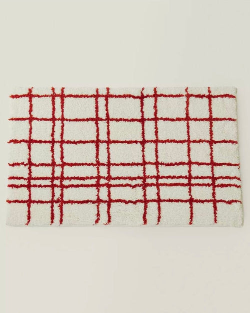 Ultra Soft Minimalist Nordic Stripe Bath Rug, Absorbent, Anti-slippery Mat